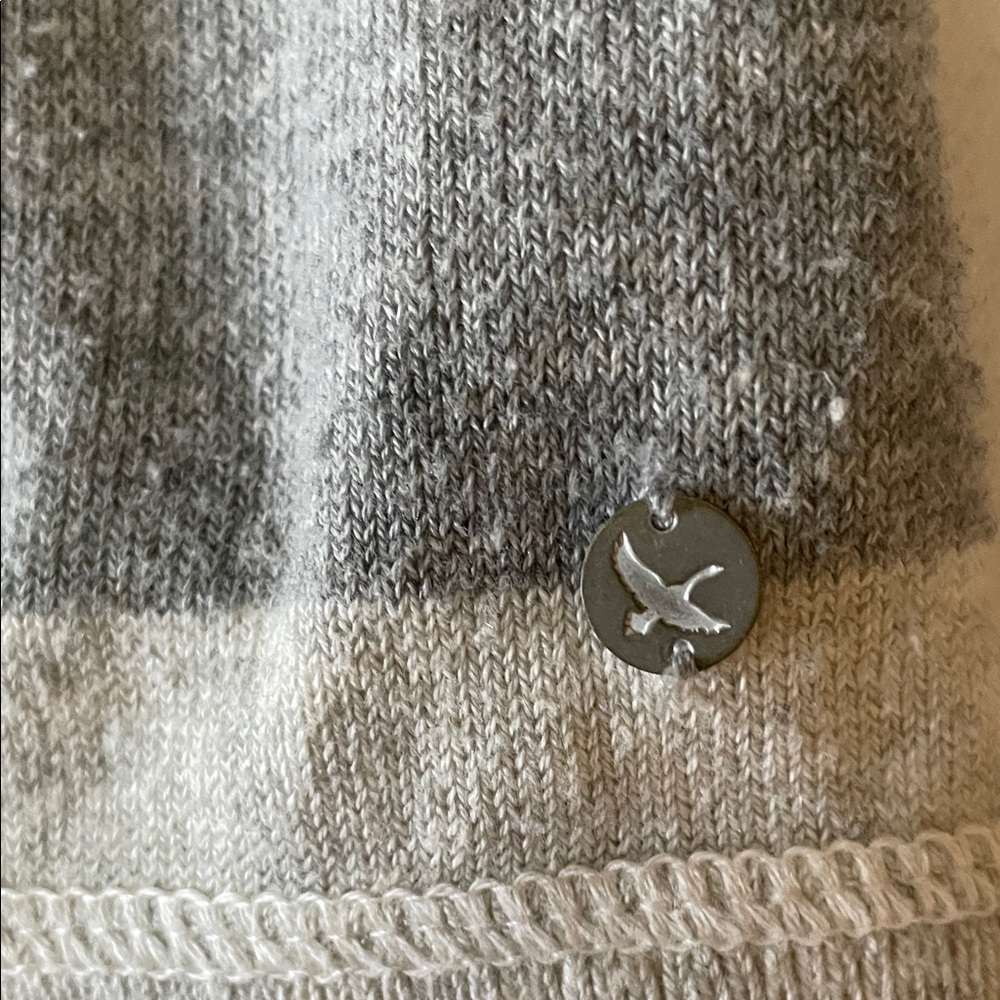 Women’s EUC EDDIE BAUER Neutral Large Striped Button-Front Cardigan Sz L. - Picture 12 of 12